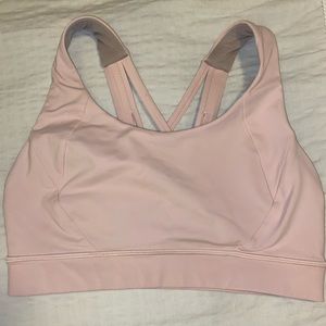 Lululemon Free to Be Elevated Light Pink sports bra